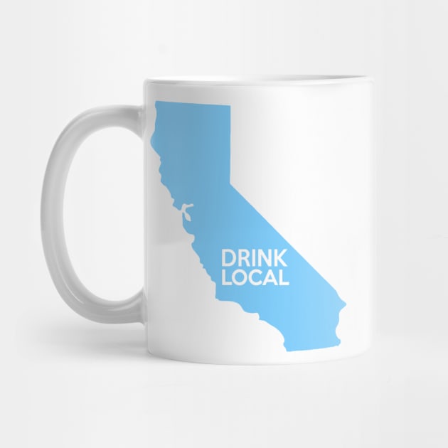 California Drink Local CA Blue by mindofstate